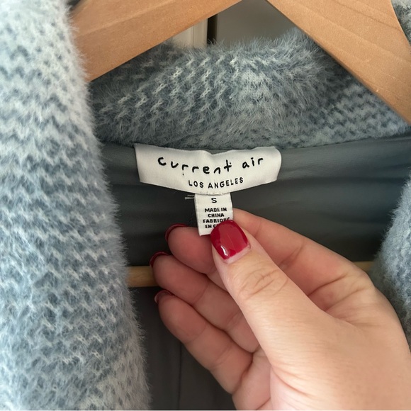 New Current Air Checkered Plaid Double Breasted Jacket - Picture 6 of 6